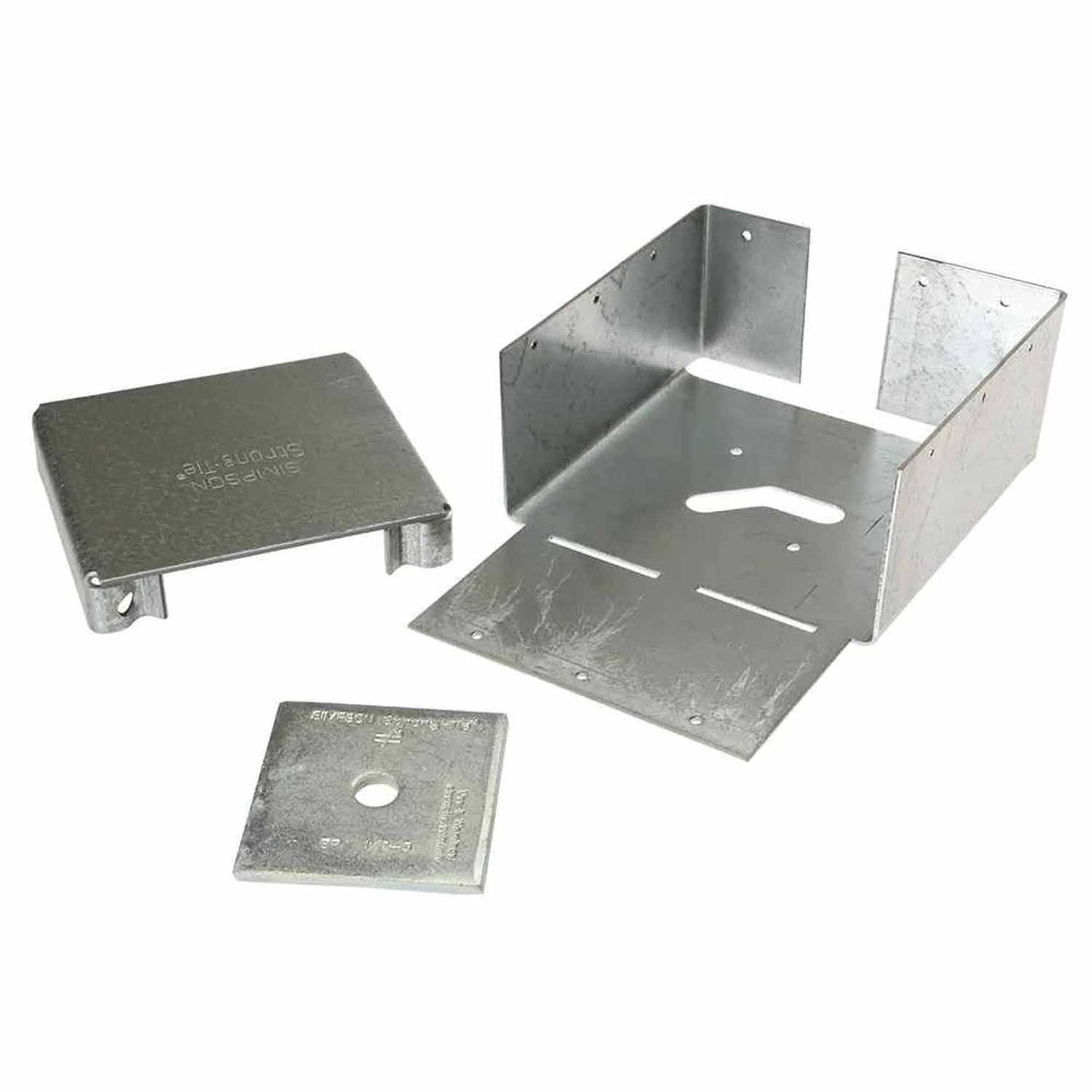 Simpson Strong-Tie ABW66RZ (6" x 6") Adjustable Standoff Post Base for Rough Lumber with ZMAX Coating - 2