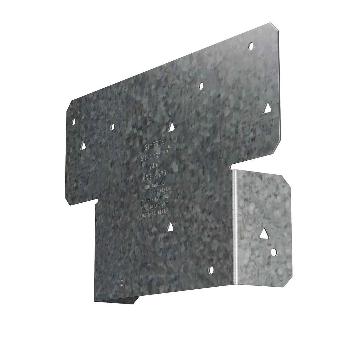 Simpson Strong-Tie AC6RZ (6" x 9") 18ga AC ZMAX Adjustable Post Cap