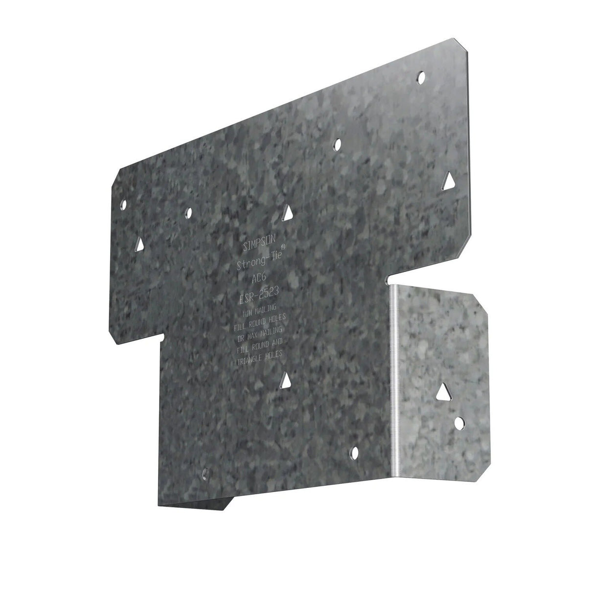 Simpson Strong-Tie AC6Z (5-1/2" x 8-1/2") 18ga AC ZMAX Adjustable Post Cap