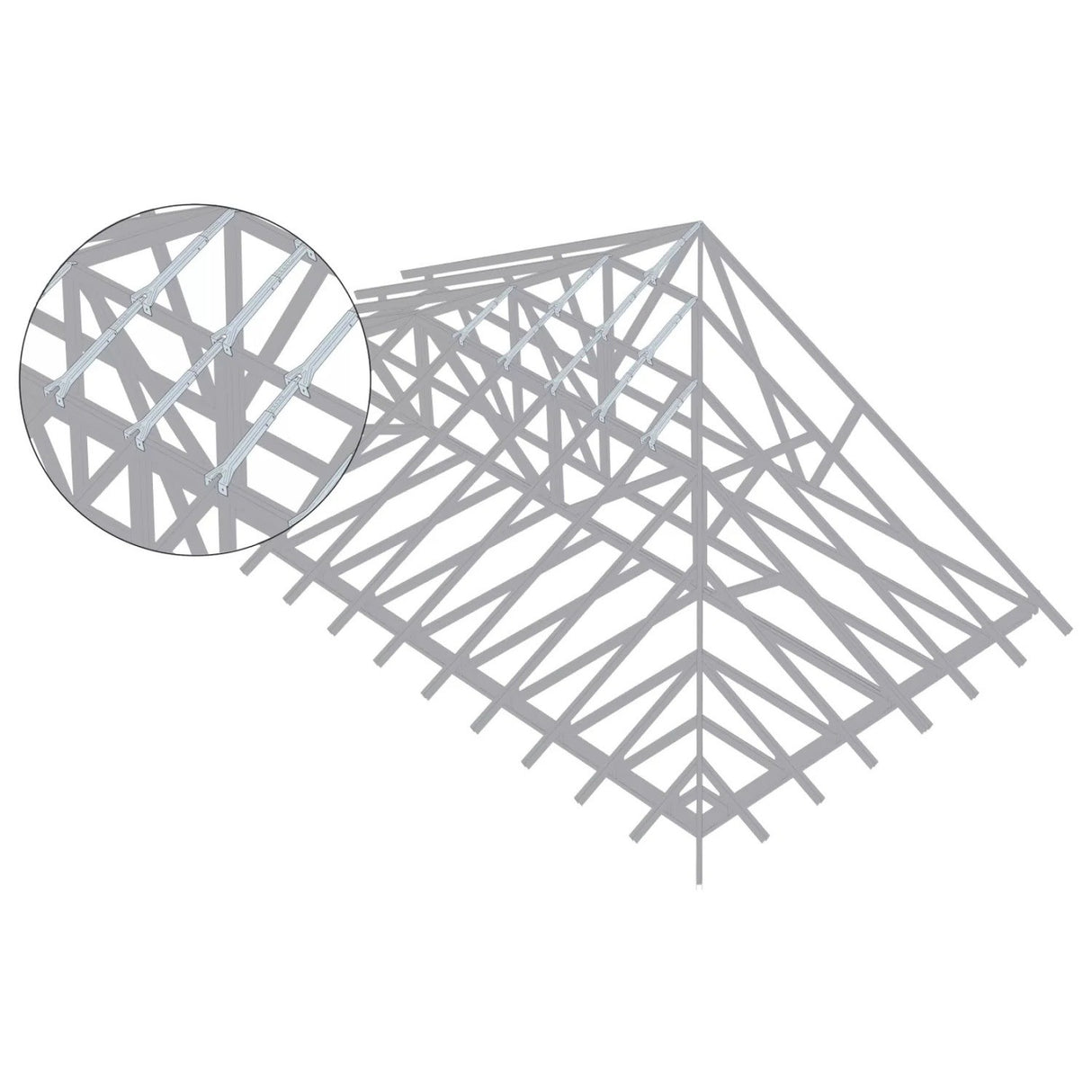 Simpson Strong-Tie AHEP Adjustable Hip-End Purlin Galvanized - 9