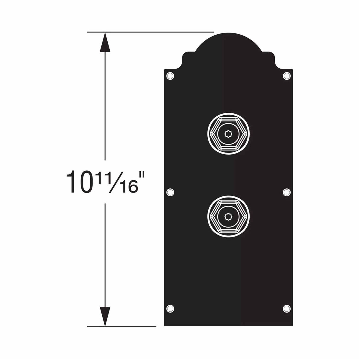 Simpson Strong-Tie APBDW44 (4" x 4") Decorative Post Base Cover - Black Composite Plastic - 2