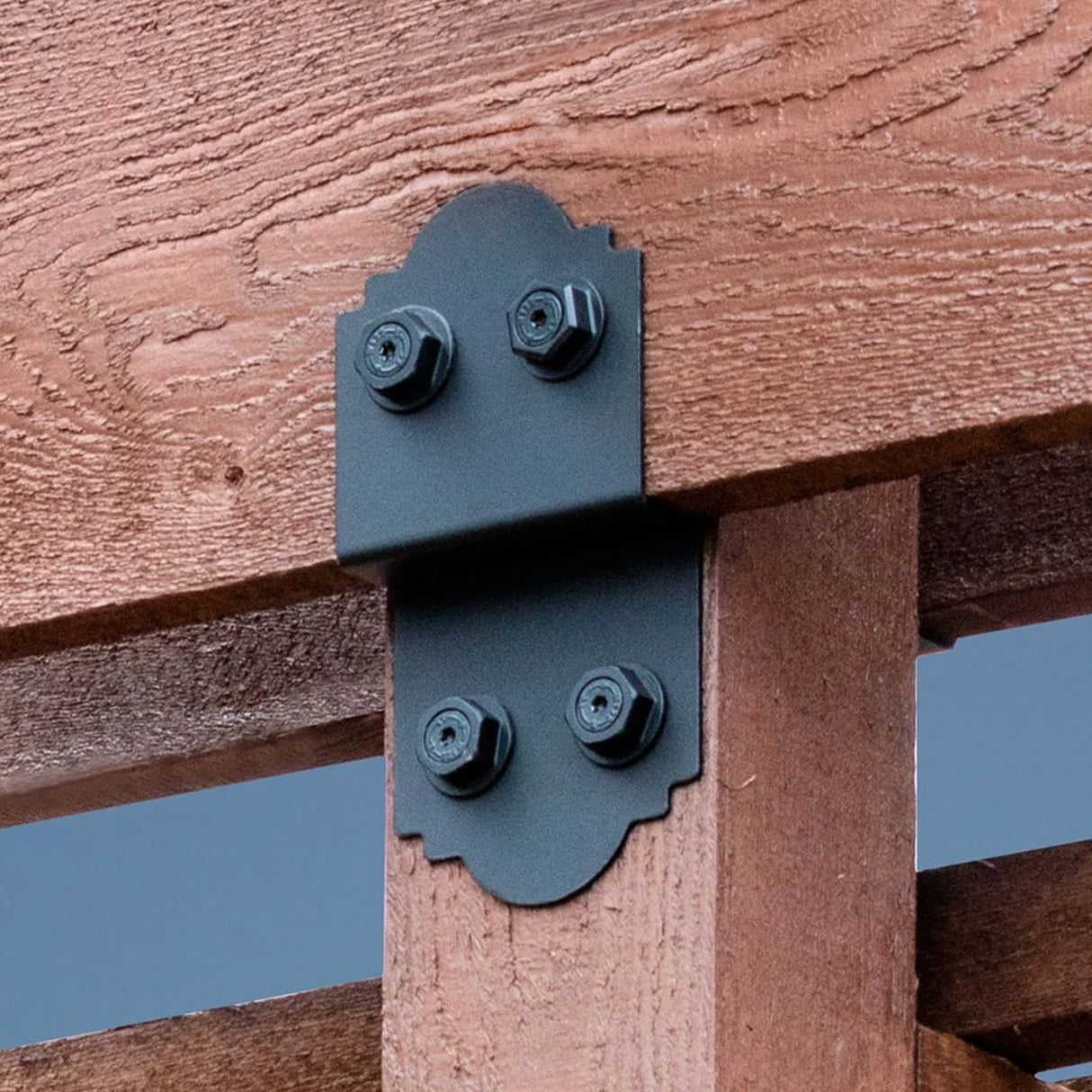Simpson Strong-Tie APDJT1.75-6 (4" x 9-3/4") 12ga Deck Joist Tie - ZMAX/Black Powder Coated - 3