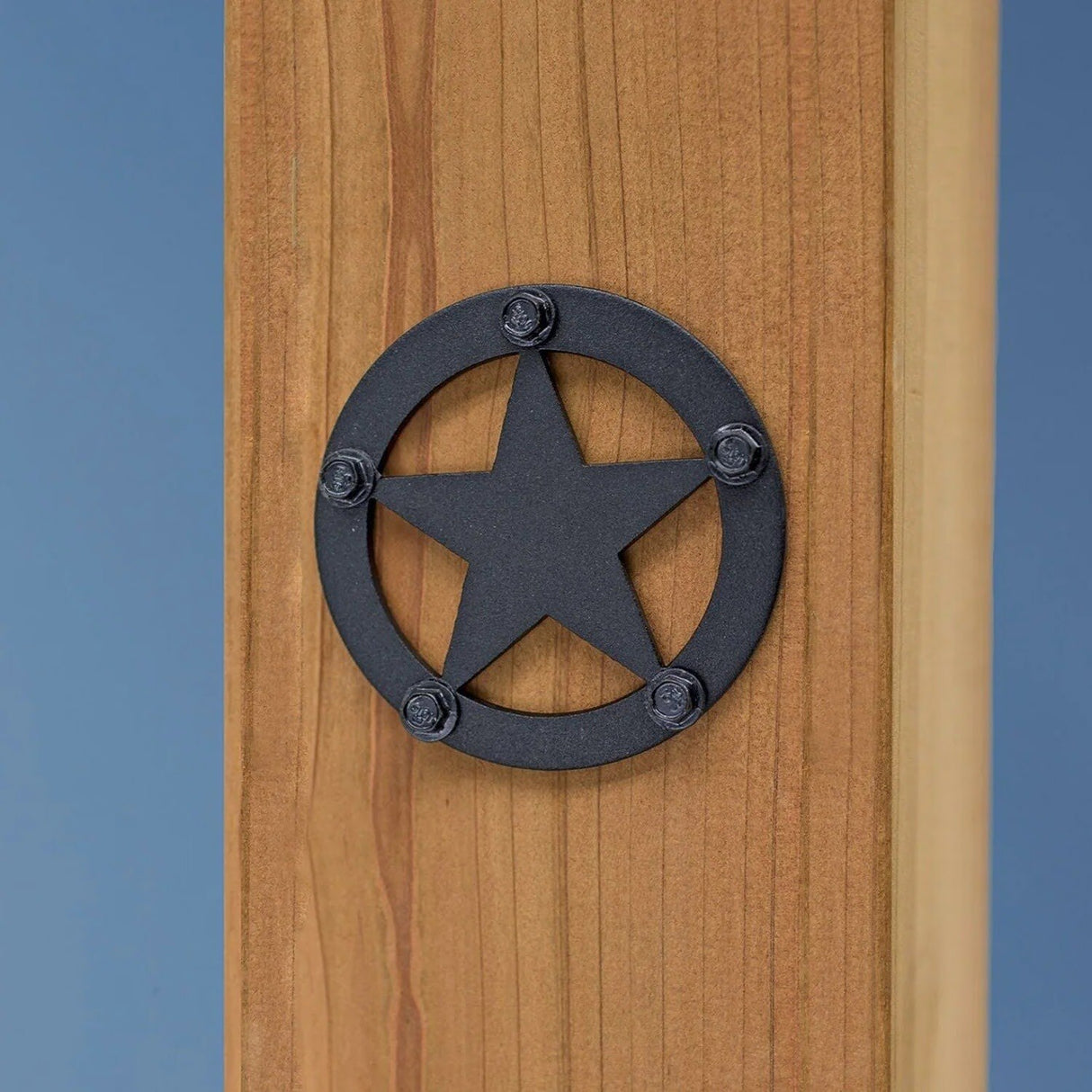 Simpson Strong-Tie APDTS3 (3" x 3") 12ga Decorative Star with Black Powder Coat Finish - 3