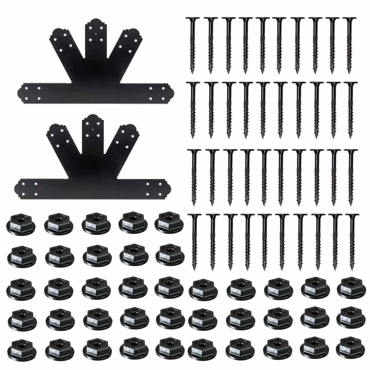 Simpson Strong-Tie APGP612 (6:12 Pitch) Outdoor Accents Decorative Gable Plate - ZMAX/Black Powder Coated - 2