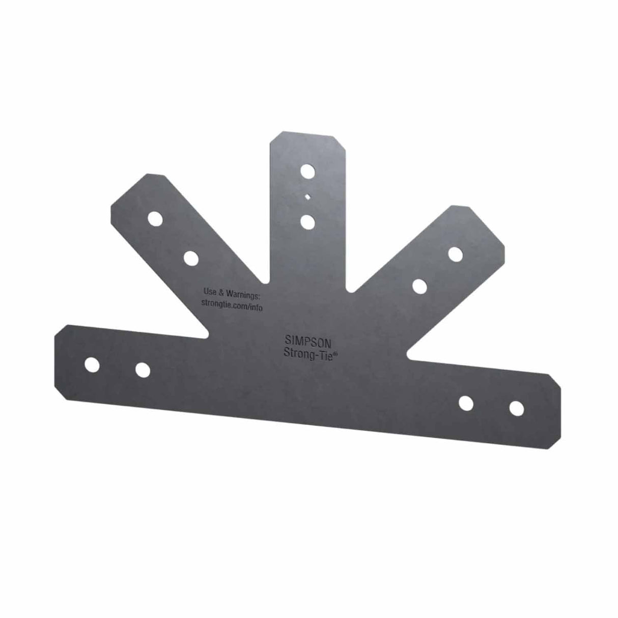 Simpson Strong-Tie APVGP1212-4 (12:12, 4x) Outdoor Accents Avant Collection Black Powder-Coated Gable Plate - 3