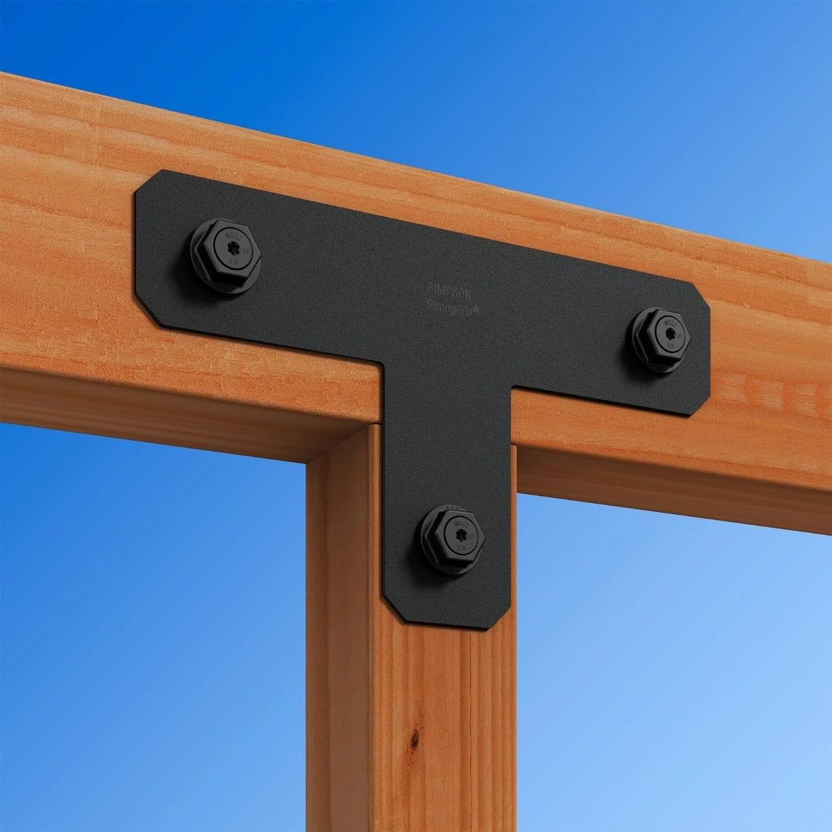 Simpson Strong-Tie APVT4 (13-1/2") 12Ga Outdoor Accents Avant Collection T Strap for 4x4 - 4