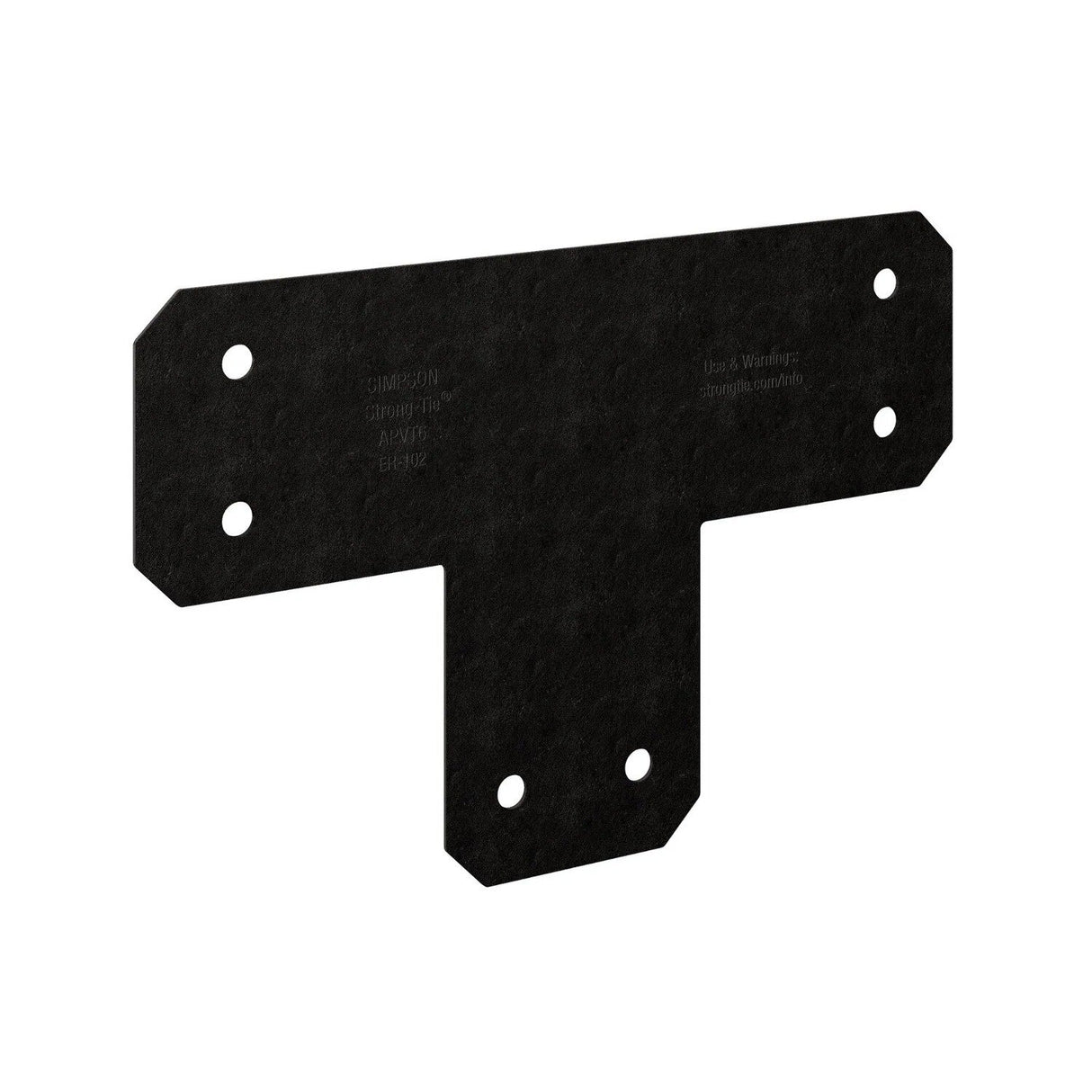 Simpson Strong-Tie APVT6 (16") 12Ga Outdoor Accents Avant Collection T Strap for 6x6