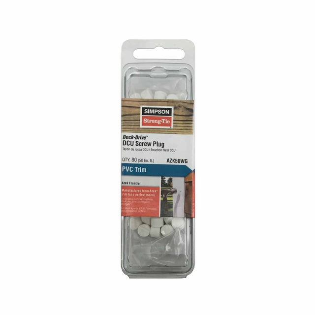 Simpson Strong-Tie AZK50WG (5/8") Deck-Drive DCU Screw Plug - Azek Frontier (80 Pack)
