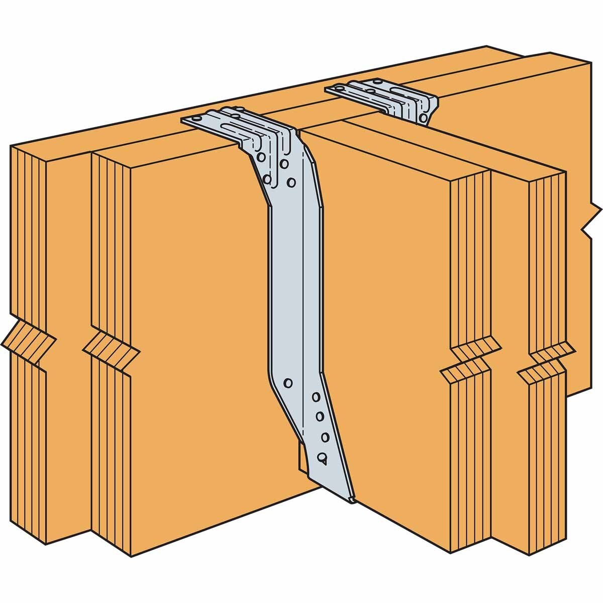Simpson BA1.56/9.5 Strong-Tie Top-Flange Joist Hanger for 1-1/2" x 9-1/2" Engineered Wood - 2
