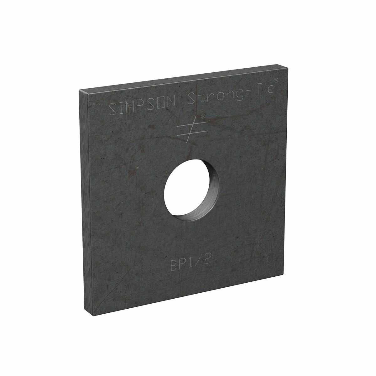 Simpson BP 1-1/2HDG Strong-Tie Hot-Dip Galvanized Bearing Plate for Wood-to-Concrete Connections - 3