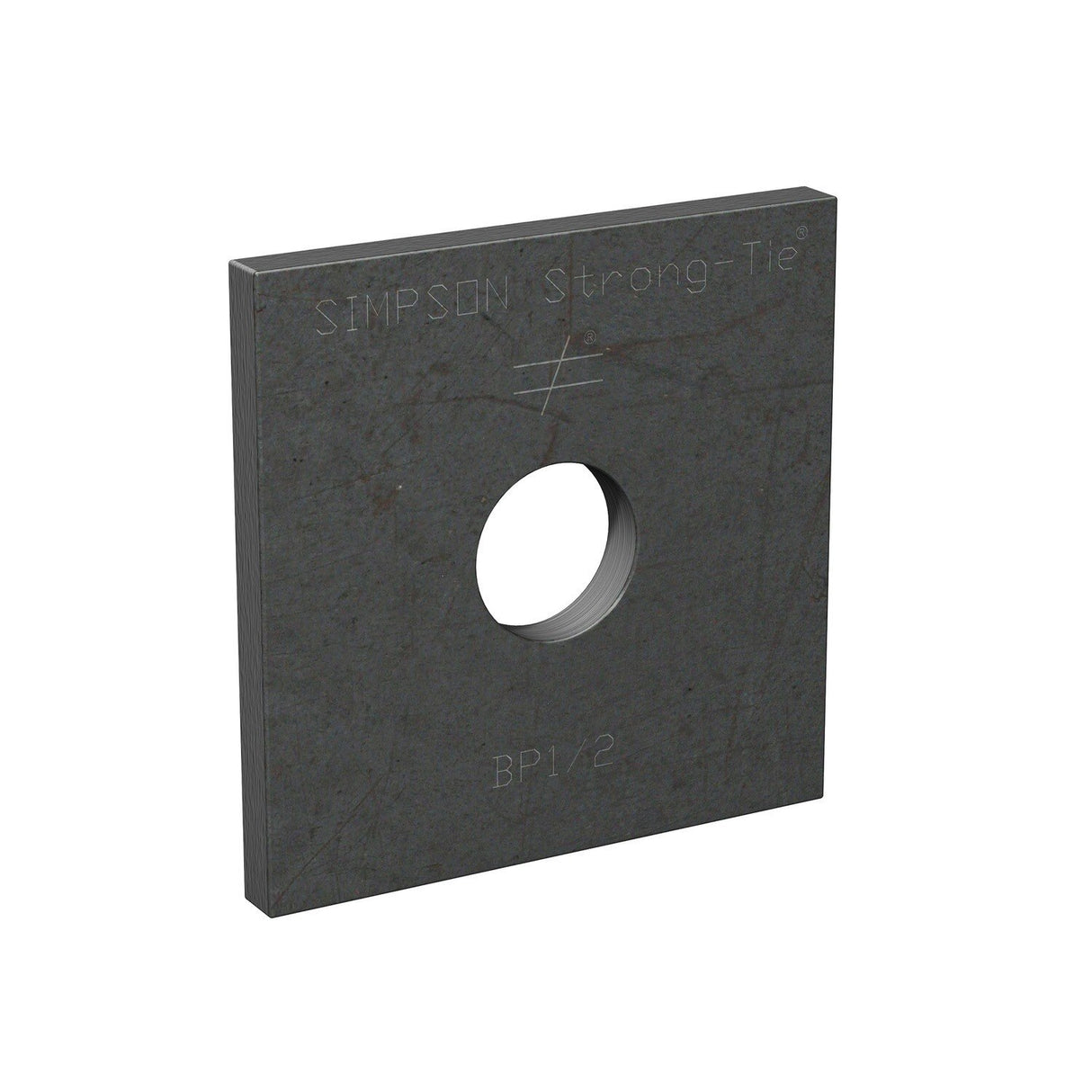 Simpson BP 5/8-2HDG Strong-Tie Hot-Dip Galvanized Bearing Plate with 5/8" Bolt Dia. - 2