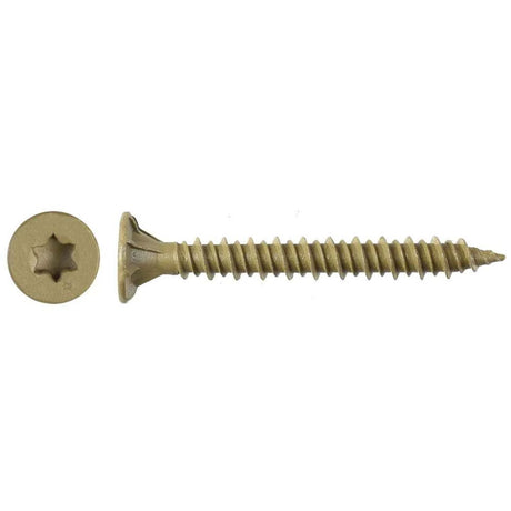Simpson Strong-Tie CBHL214R100 Cement Board Screw High-Low Thread T25 Star Drive (100 Pack)