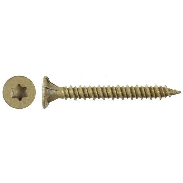 Simpson Strong-Tie CBHL214R100 Cement Board Screw High-Low Thread T25 Star Drive (100 Pack)