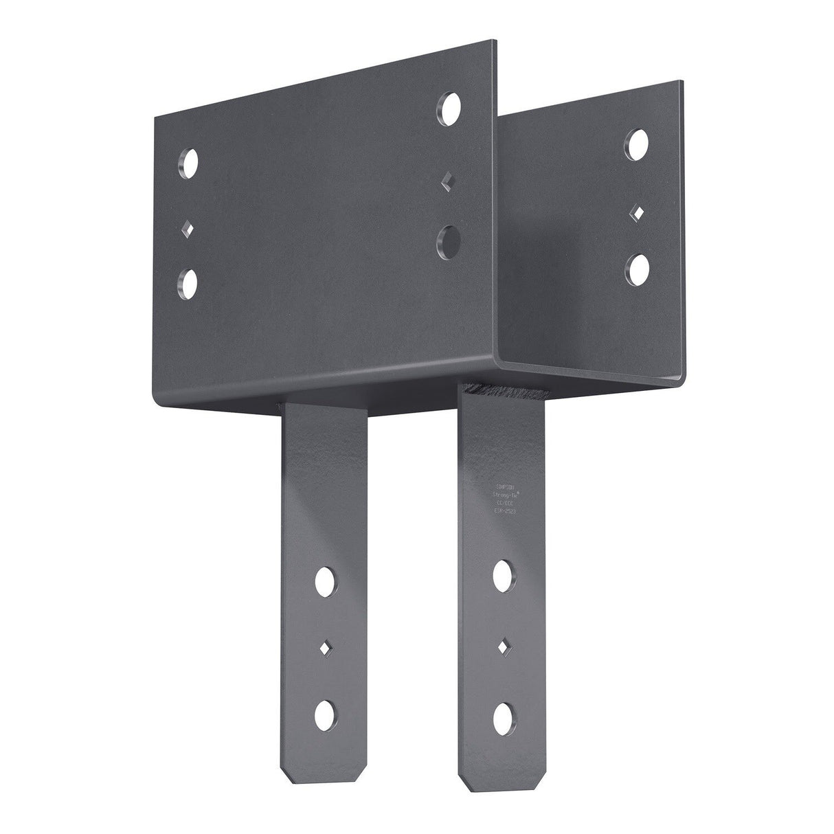 Simpson CC3 1/4-6 Strong-Tie CC Column Cap for 3-1/8" Beam, 6x Post