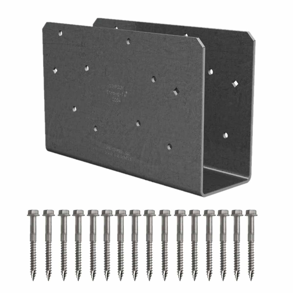 Simpson CCOQ4-SDS2.5 Strong-Tie High-Capacity 4x Beam Column Cap with SDS Screws - 2