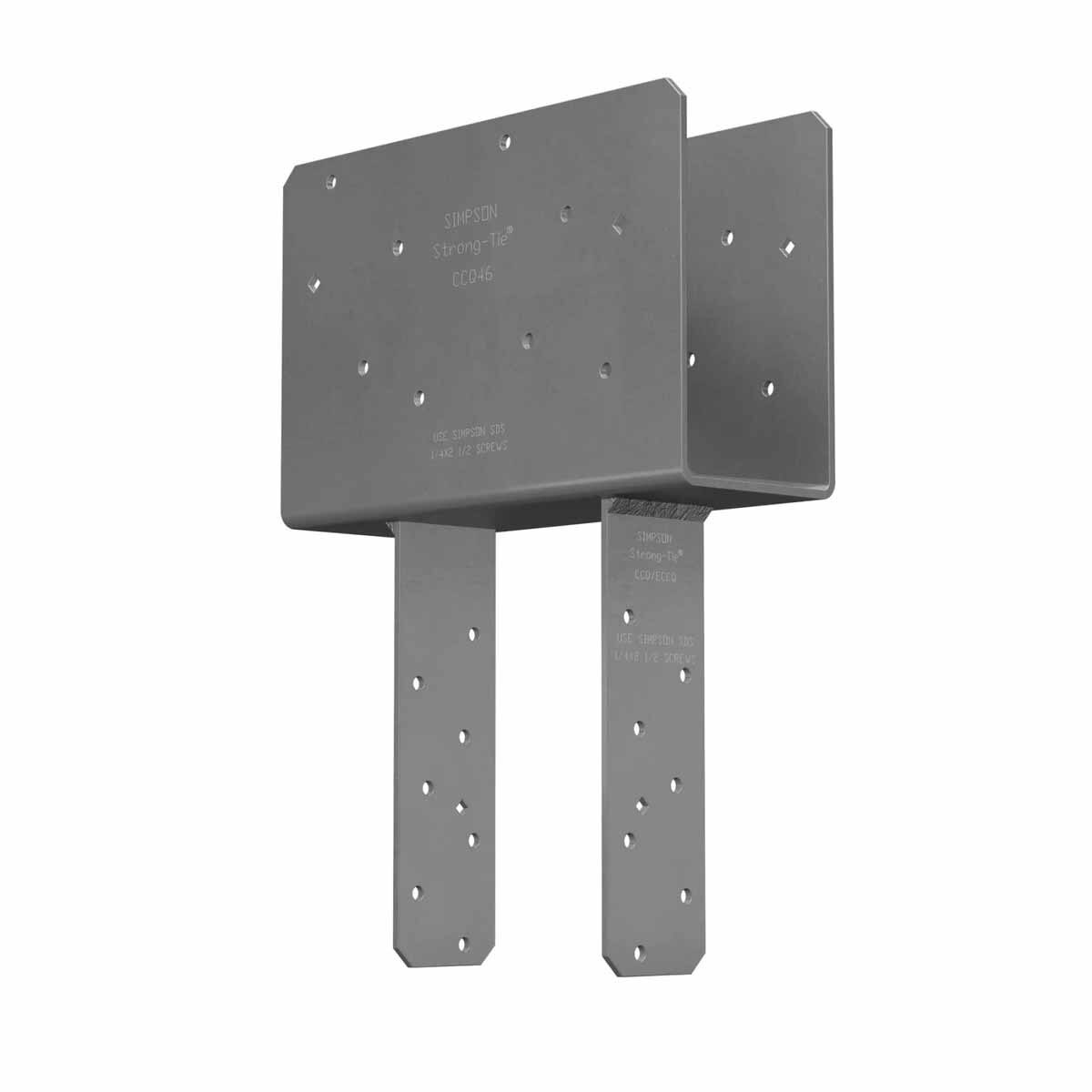 Simpson CCQ46SDS2.5-R Strong-Tie Column Cap for 4x Beam, 6x Post with SDS Screws