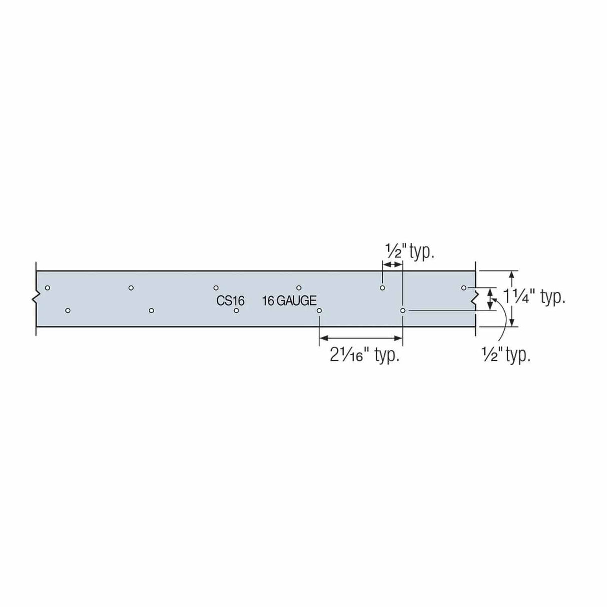 Simpson Strong-Tie CS16-R (16-Gauge 25') Galvanized Coiled Strap - 2