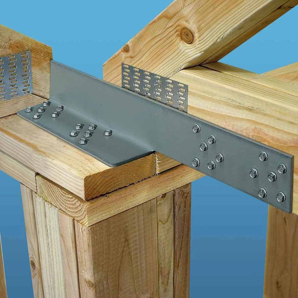 Simpson Strong-Tie DSC5L-SDS3HDG (21") Left-Skewed Drag-Strut Connector with Screws - Hot-Dip Galvanized - 3