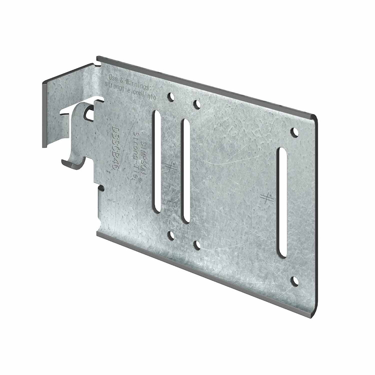 Simpson Strong-Tie DSSCB48-KT25 (4" x 8") Bypass Framing Drift Strut Connector Kit with Screws for Cold-Formed Steel Construction (25 Pack)