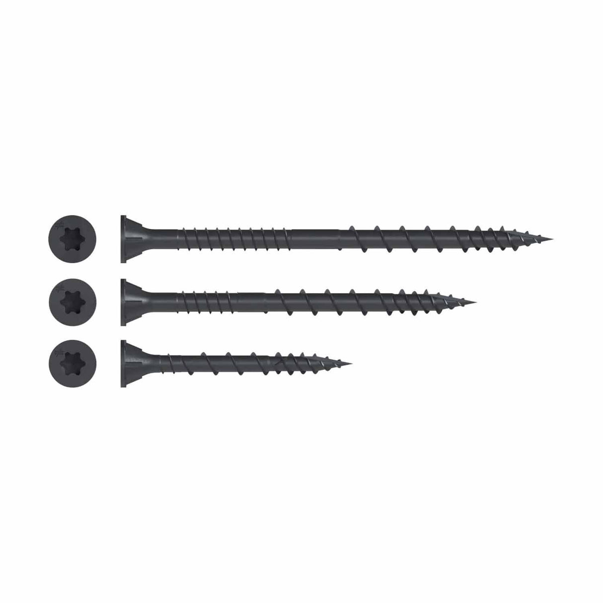 Simpson Strong-Tie DSVBK212R240 Deck-Drive (#10 x 2-1/2" T25) DSV Wood Screw Flat Head, Quik Guard Coating, Black (240 Pack) - 7