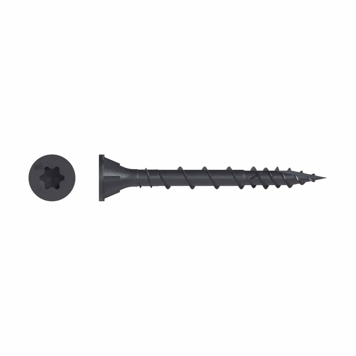 Simpson Strong-Tie DSVBK3R210 Deck-Drive (#10 x 3") DSV Wood Screw, Flat Head, Quik Guard Coating, Black (210 Pack)