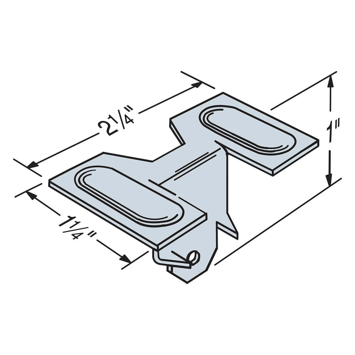 Simpson Strong-Tie DS Drywall Stop 20 Gauge Galvanized - 2