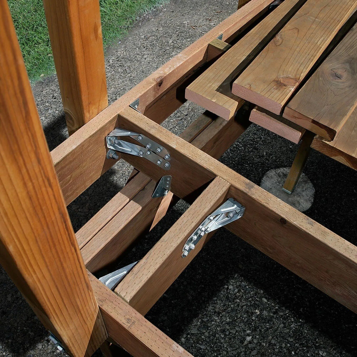 Simpson Strong-Tie DTT2Z Deck Tension Tie with 1.5" SDS Screws - 3