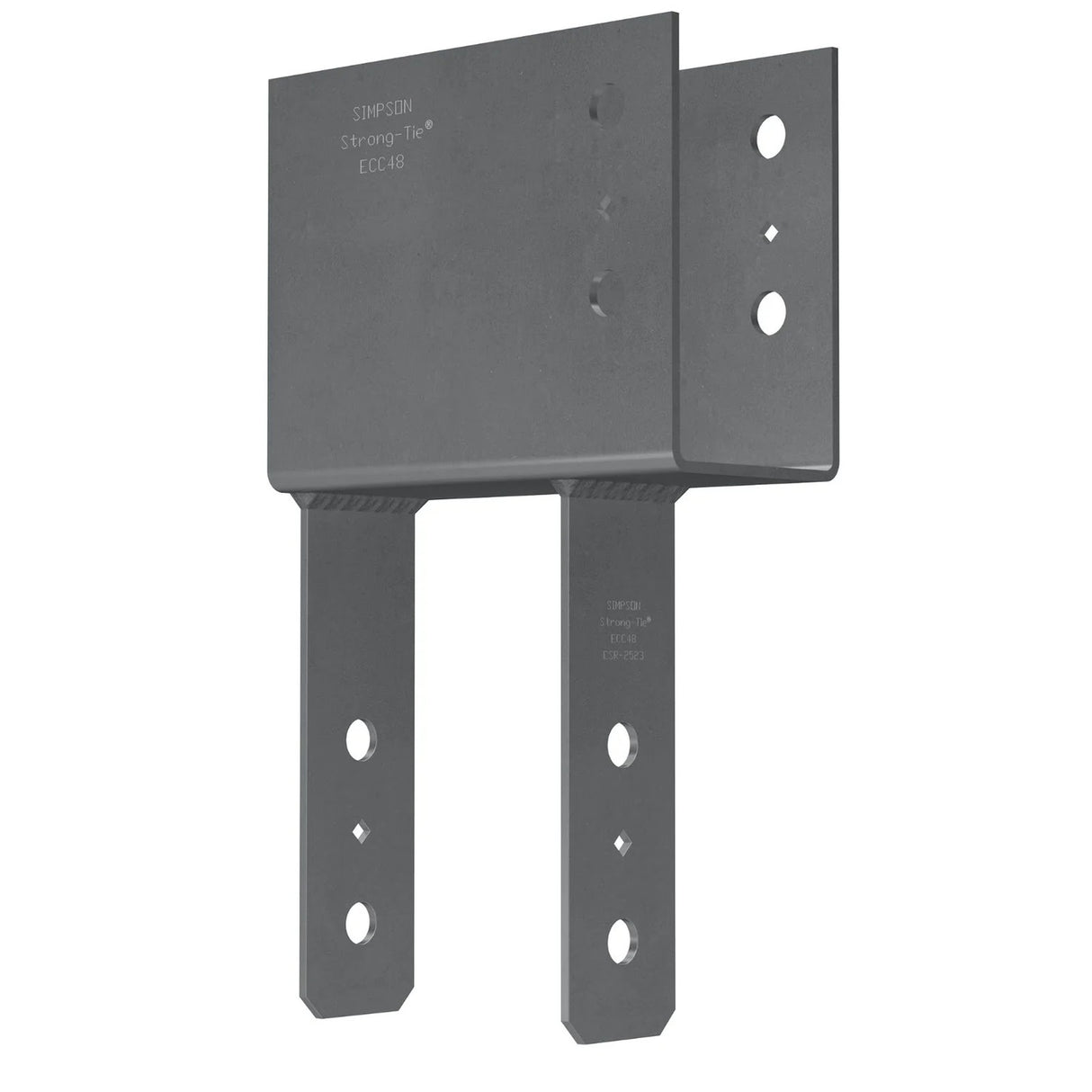 Simpson Strong-Tie ECC46HDG (4x Beam, 6x Post) Hot-Dip Galvanized End Column Cap