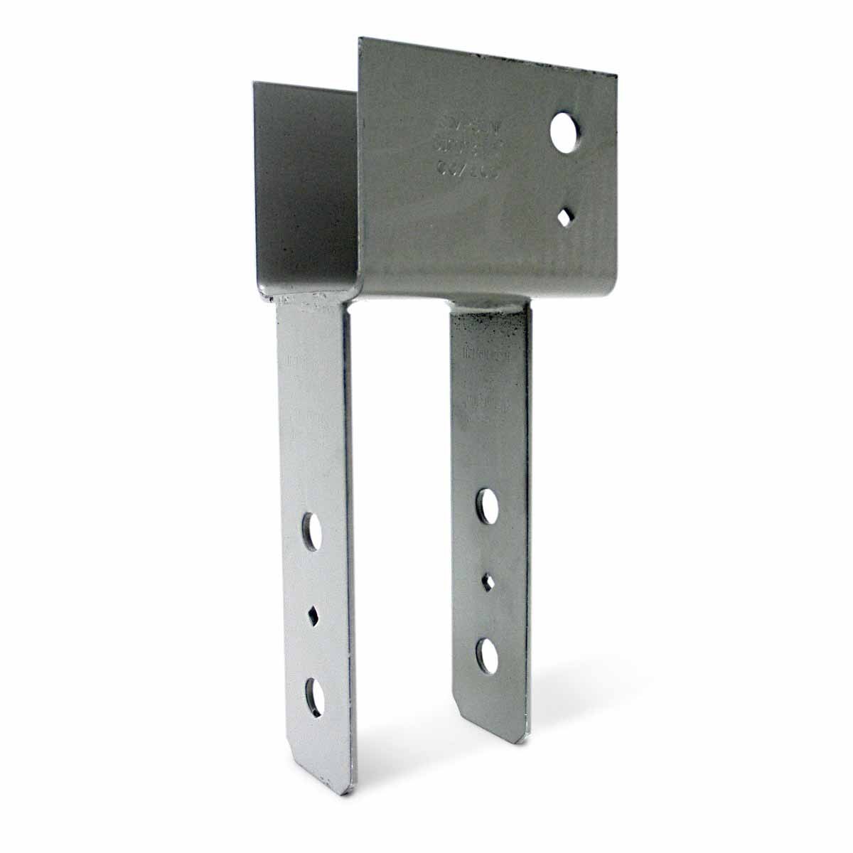 Simpson ECC7 1/8-4 Strong-Tie End Column Cap for 7x Beam to 4x Post Connection, Gray Paint