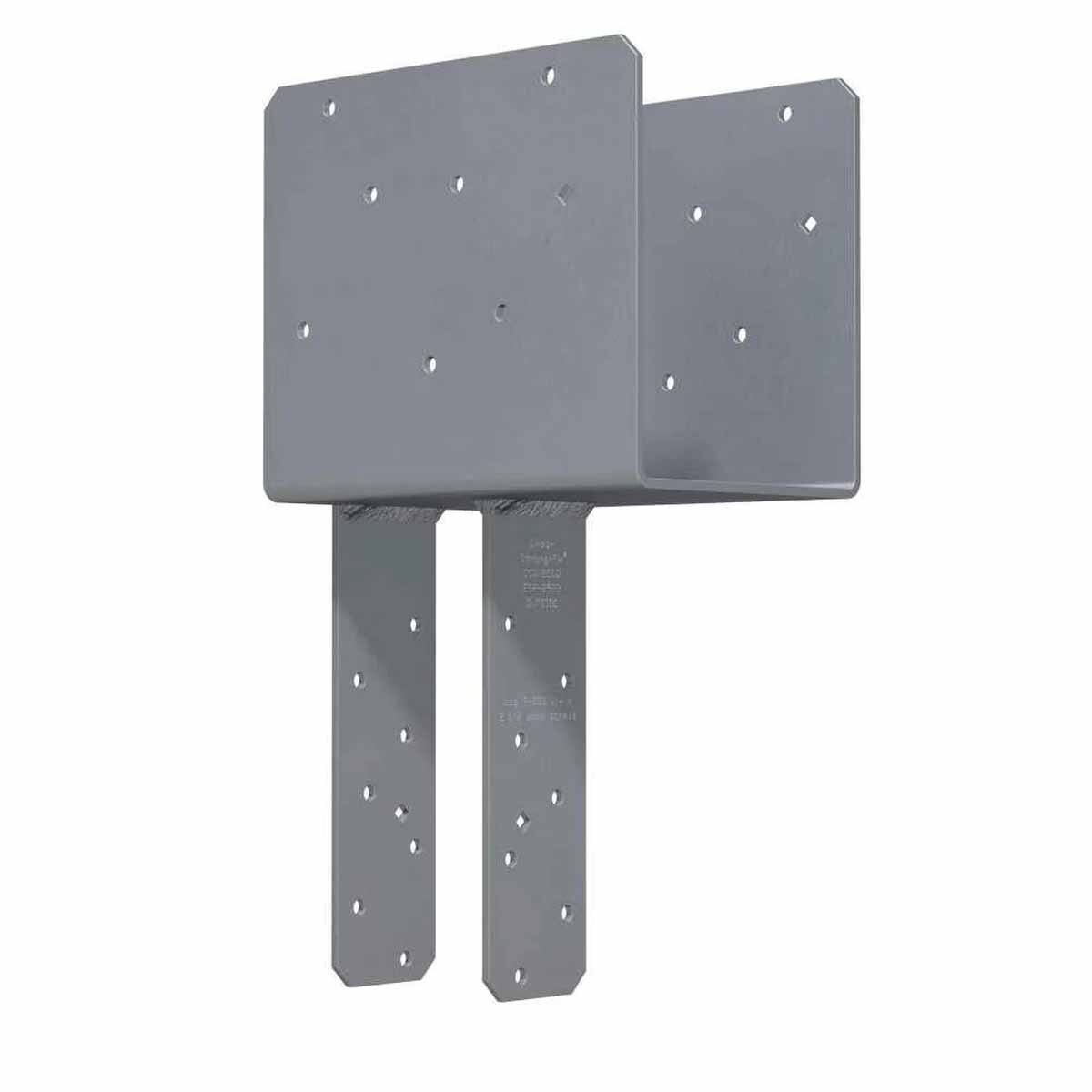 Simpson ECCQ66-SDS2.5HDG Strong-Tie End Column Cap for 6x Beam and 6x Post with SDS Screws - Hot-Dip Galvanized