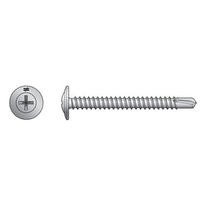 Simpson Strong-Tie F08T125KDM Self-Drilling Wire-Lath Modified Truss-Head Screw (1000 Pack)