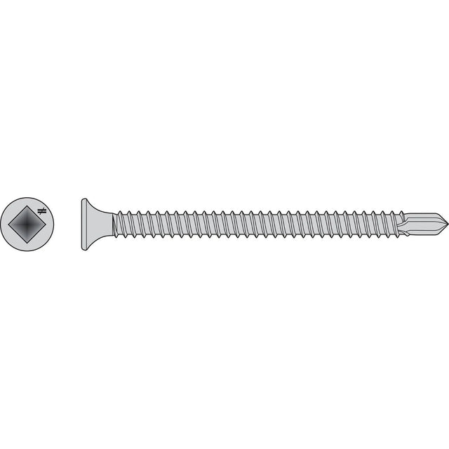 Simpson Strong-Tie F08T200BDB Self-Drilling Bugle-Head Screw for Wood-to-Steel Fastening (2500 Pack)