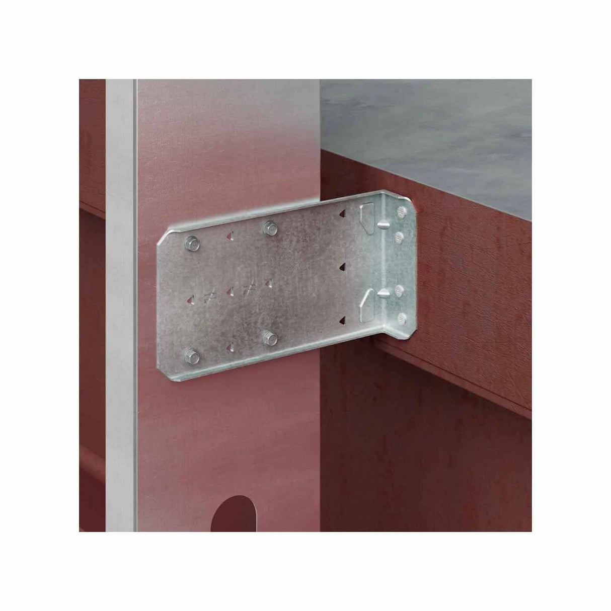 Simpson Strong-Tie FCB47.5-R25 (7-1/2") Bypass Framing Fixed-Clip Connector G90 Galvanized (25 Pack) - 10