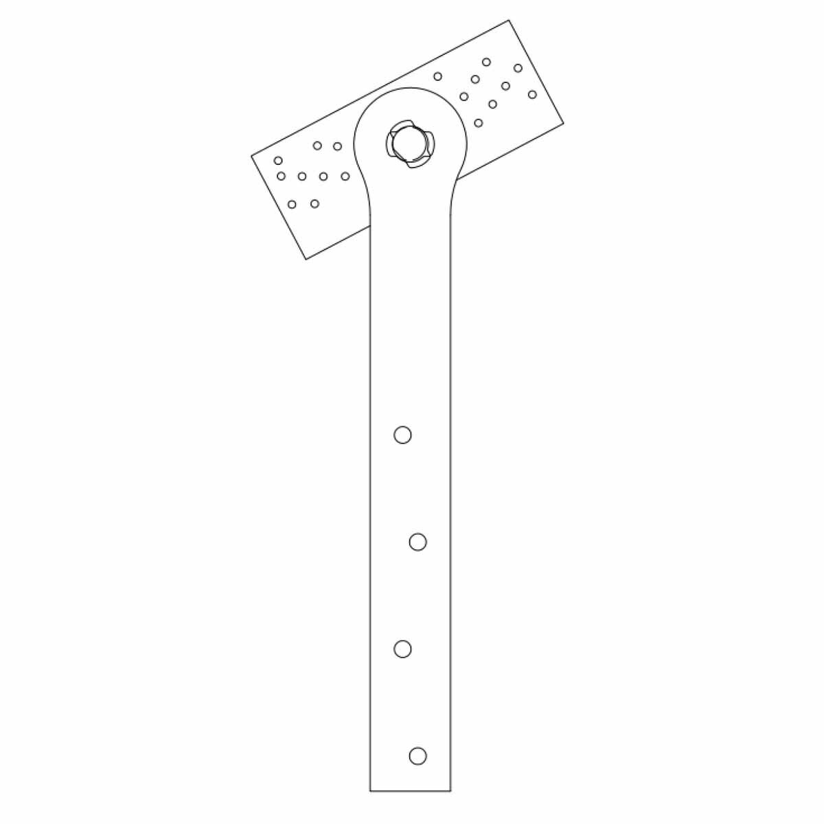 Simpson FGTRE Strong-Tie Simpson High-Load Face-Mount Girder Tiedown for Masonry Applications