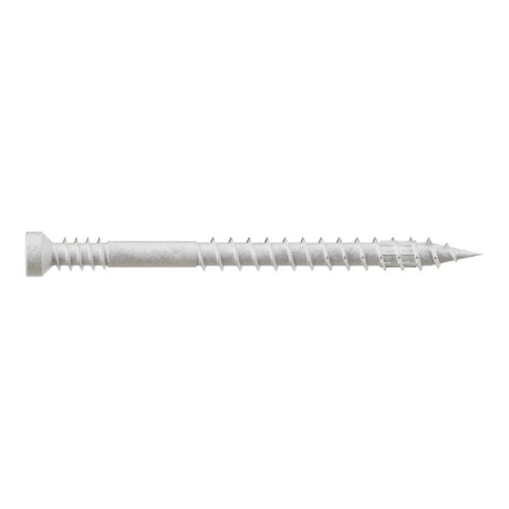 Simpson Strong-Tie FT07200R100W (#7 x 2") Finish Trim Screw Trim-Head White (100 Pack)