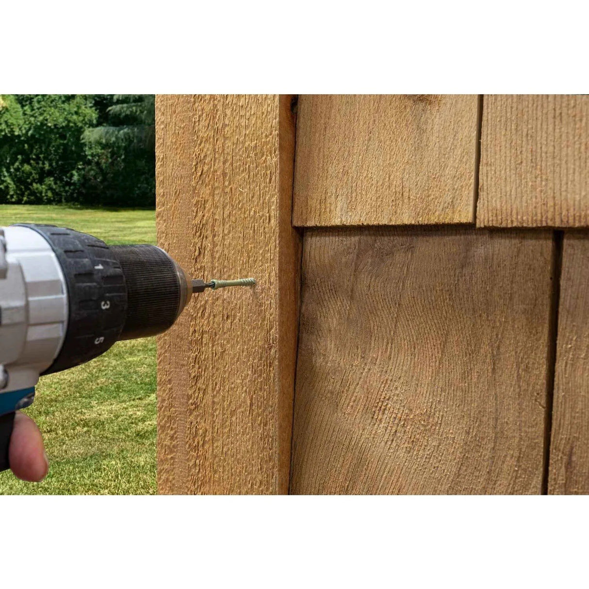 Simpson Strong-Tie FT07300MB (#7 x 3") Finish Trim Screw Tan, Quik Guard Coating (1750 Pack) - 5