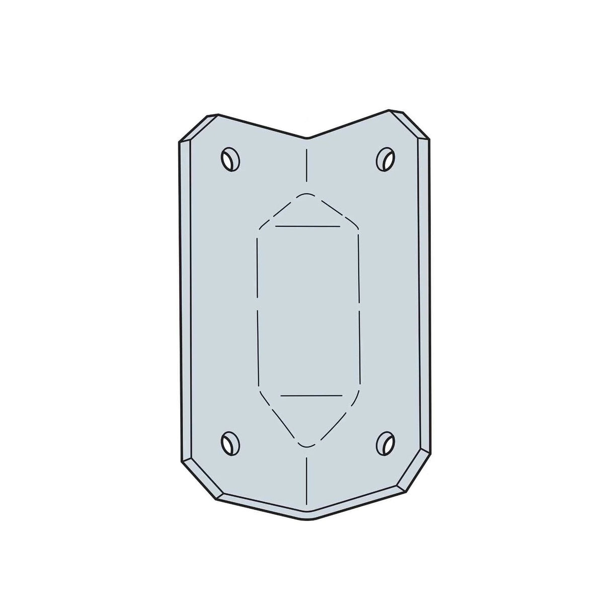 Simpson Strong-Tie GA1 (2-3/4") Gusset Angle for Reinforcing 90 Degree Connections - 2