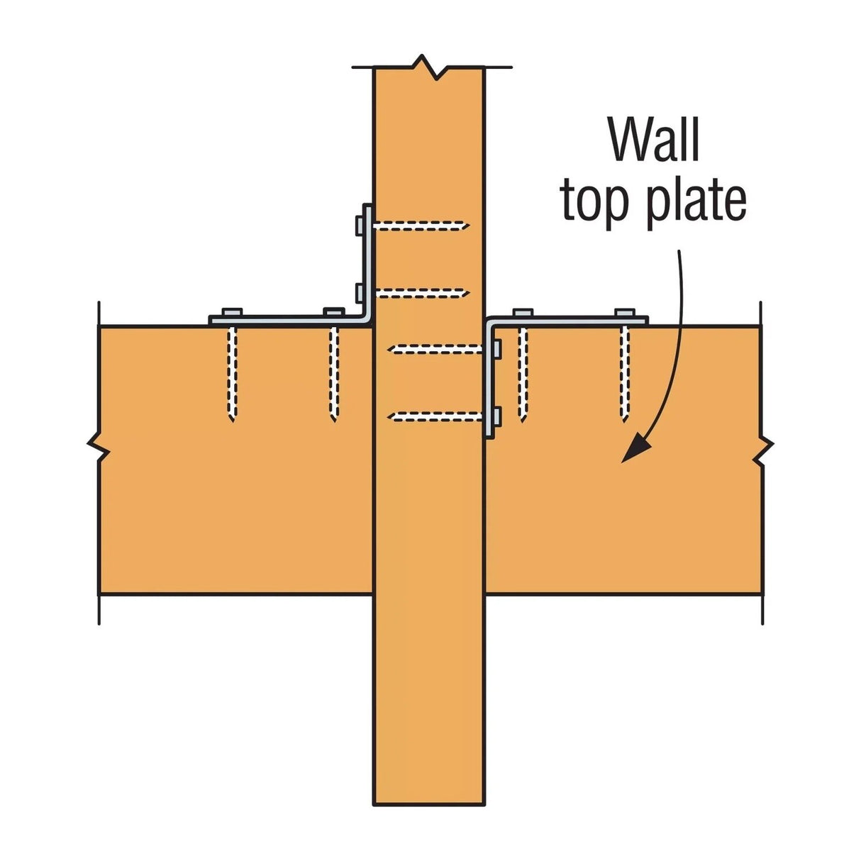 Simpson H2.5A Strong-Tie Hurricane Tie G90 Galvanized - 4