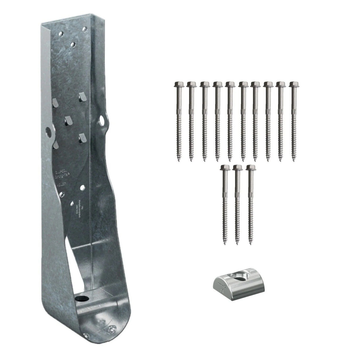 Simpson Strong-Tie HDUE7-SDS3HDG (14-11/16") 14Ga Predeflected Holdown with SDS Screws - Hot Dip Galvanized - 2
