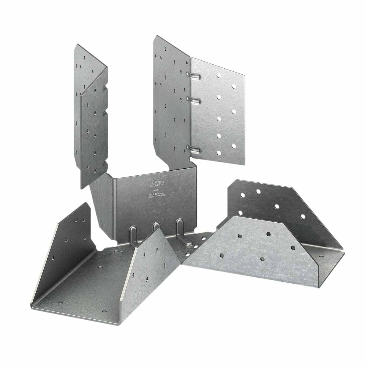 Simpson Strong-Tie HHRC64 Hip-Ridge Face-Mount Connector for Solid Sawn Lumber, G90 Galvanized