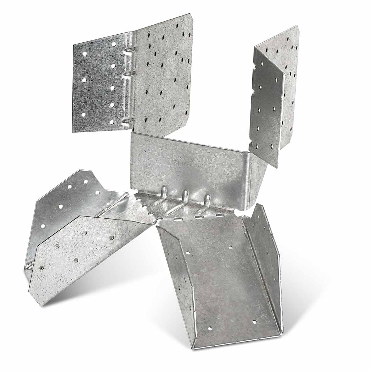 Simpson Strong-Tie HHRC64 Hip-Ridge Face-Mount Connector for Solid Sawn Lumber, G90 Galvanized - 2