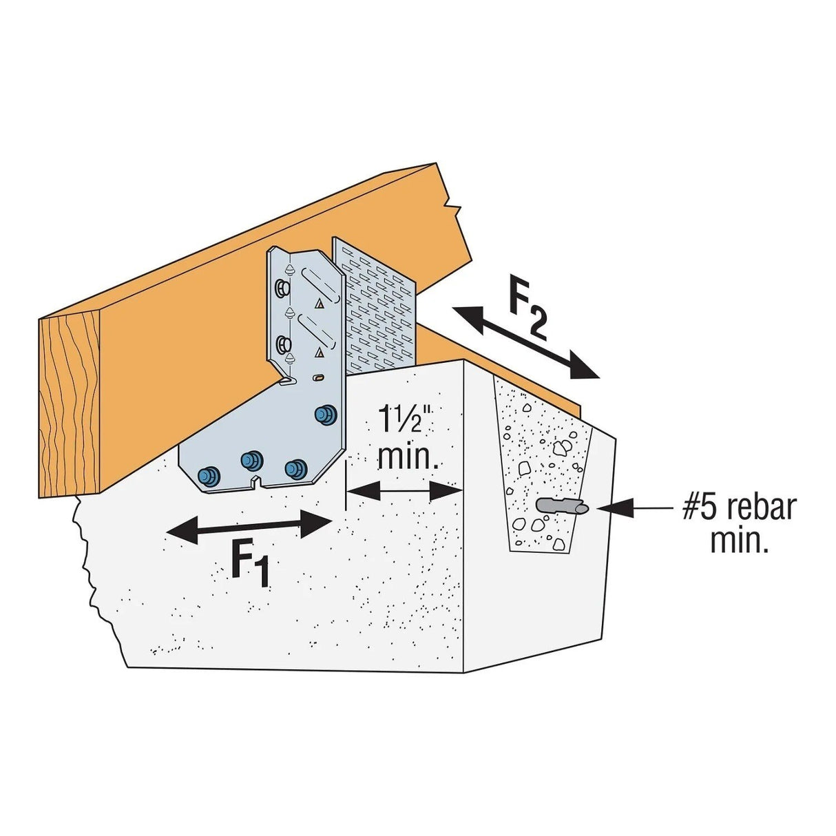 Simpson Strong-Tie HM9KT (18-Gauge) Galvanized Hurricane Tie with Screws (20 Pack) - 2
