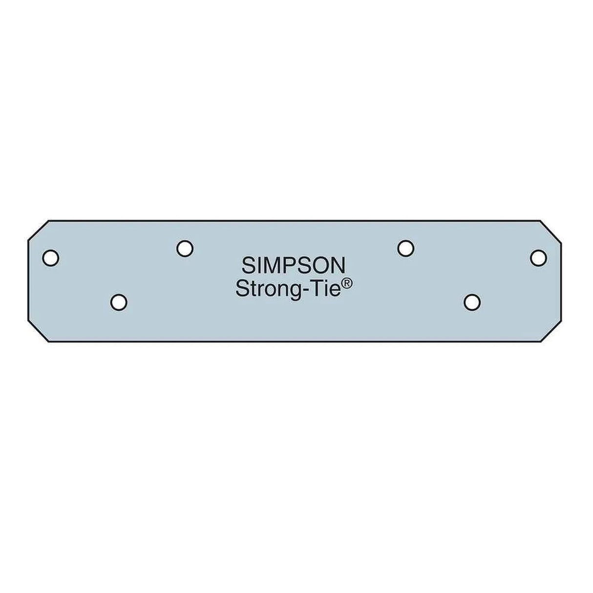 Simpson Strong-Tie HRS6 (6") 12 Gauge Heavy Strap Tie, G90 Zinc Galvanized