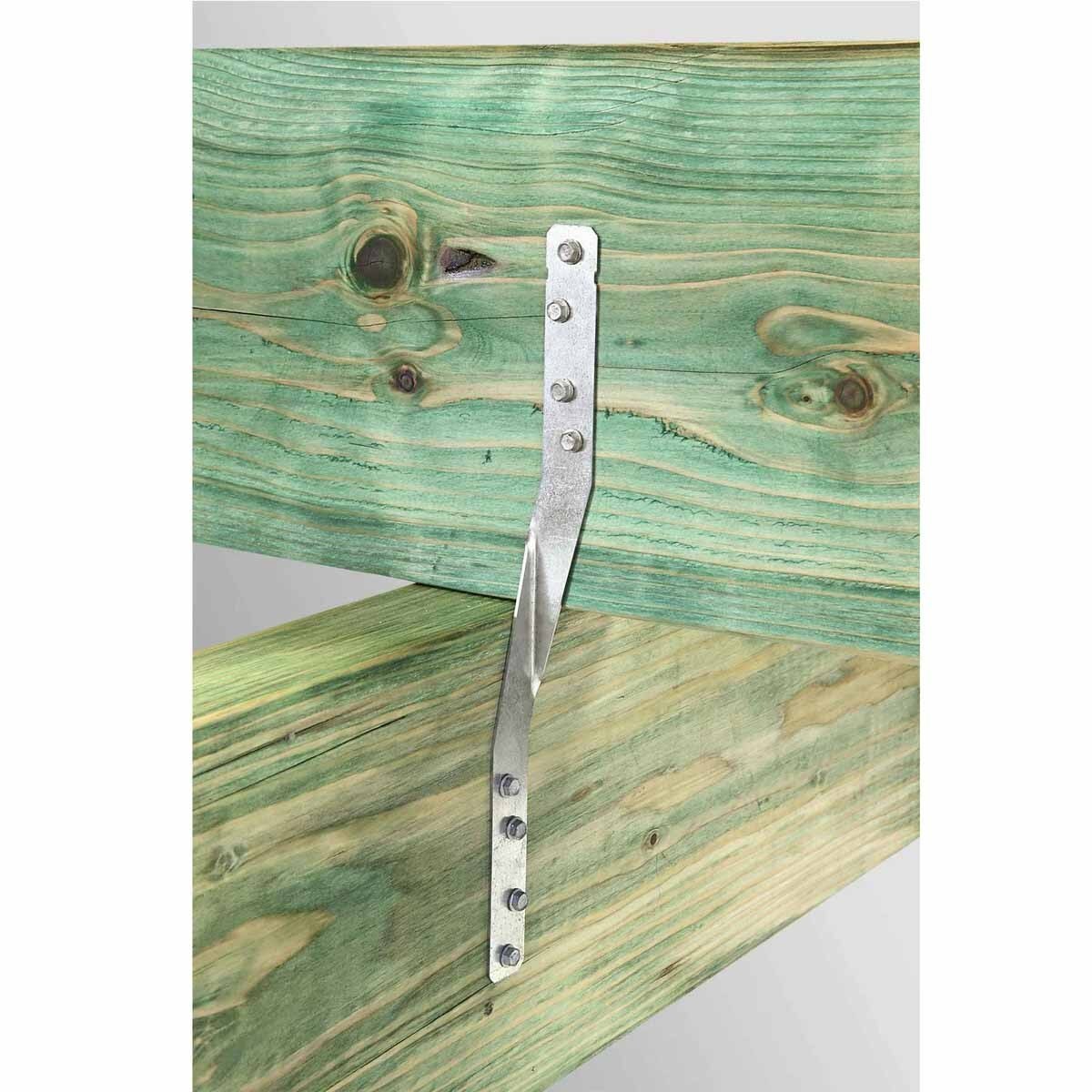 Simpson HTSQ16SS-SDS Strong-Tie Stainless Steel 16" Heavy Twist Strap with SDS Screws for Wood Connections - 3