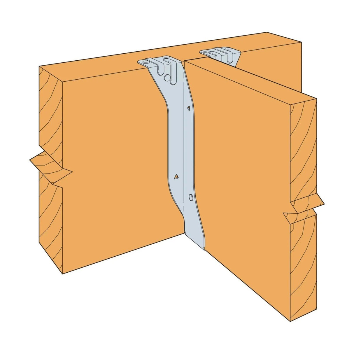 Simpson Strong-Tie JB210A (2" x 10") Top Flange Joist Hanger, G90 Galvanized - 3