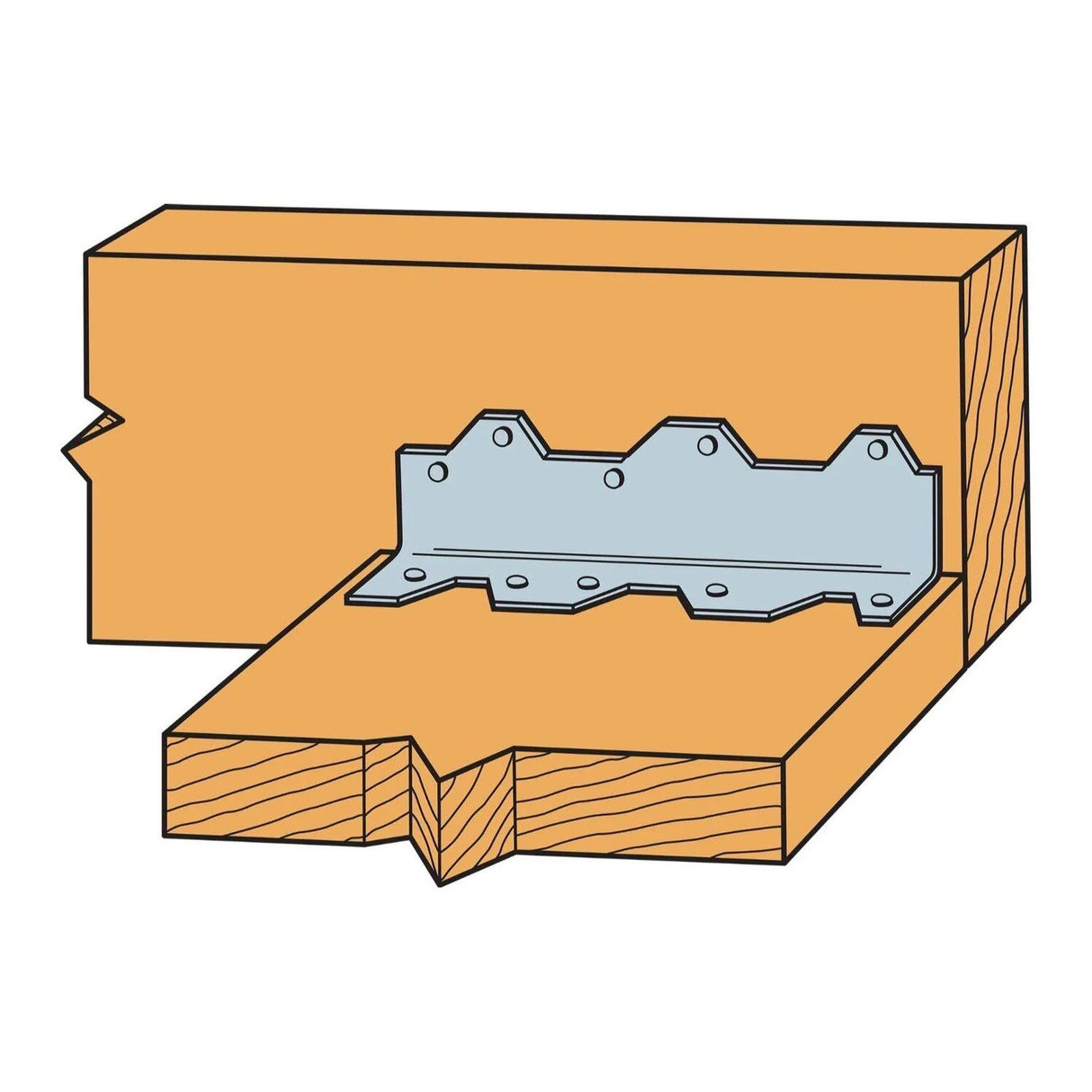Simpson Strong-Tie L90Z (9") Reinforcing L Angle, ZMAX Galvanized - 3