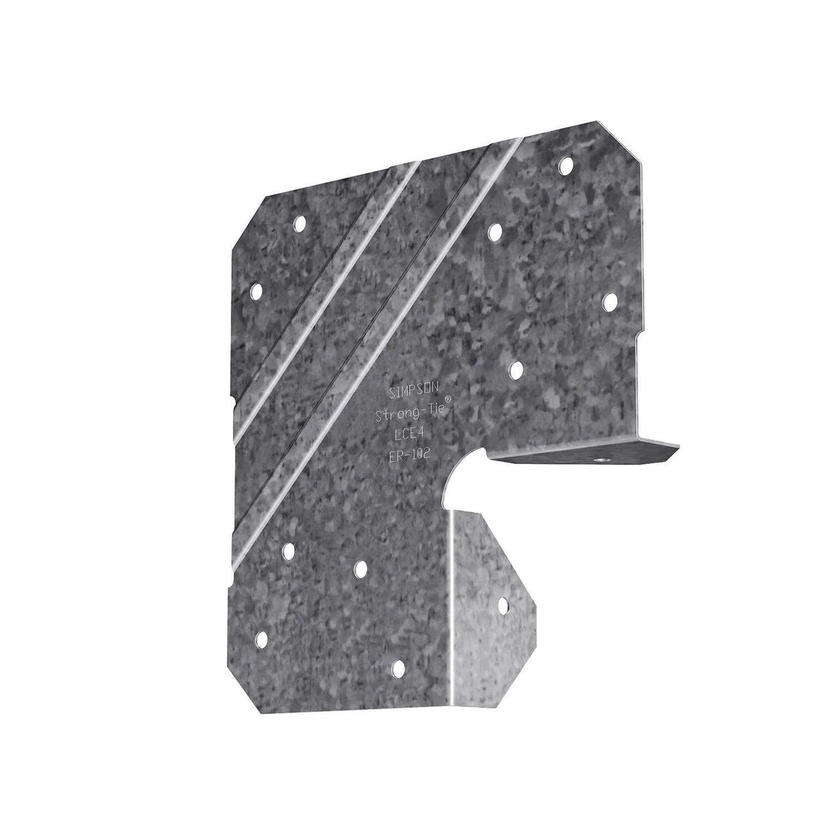 Simpson LCE4 Strong-Tie Galvanized End Post Cap for 4x - 2