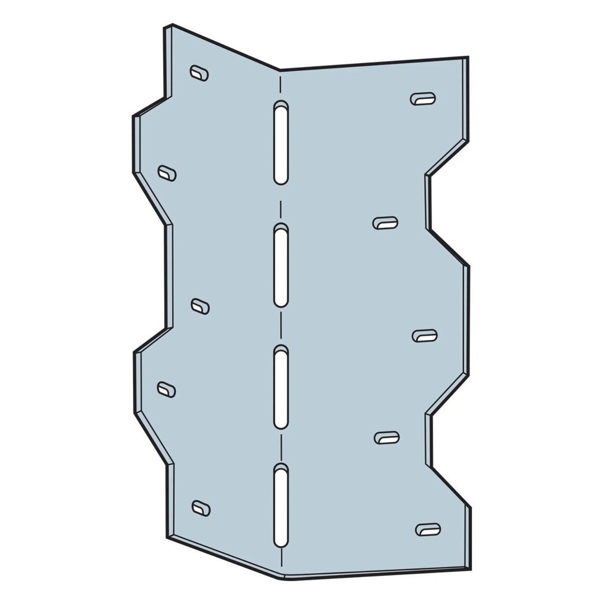 Simpson Strong-Tie LS70Z (6-3/8 in.) Reinforcing Angle with ZMAX Finish - 3
