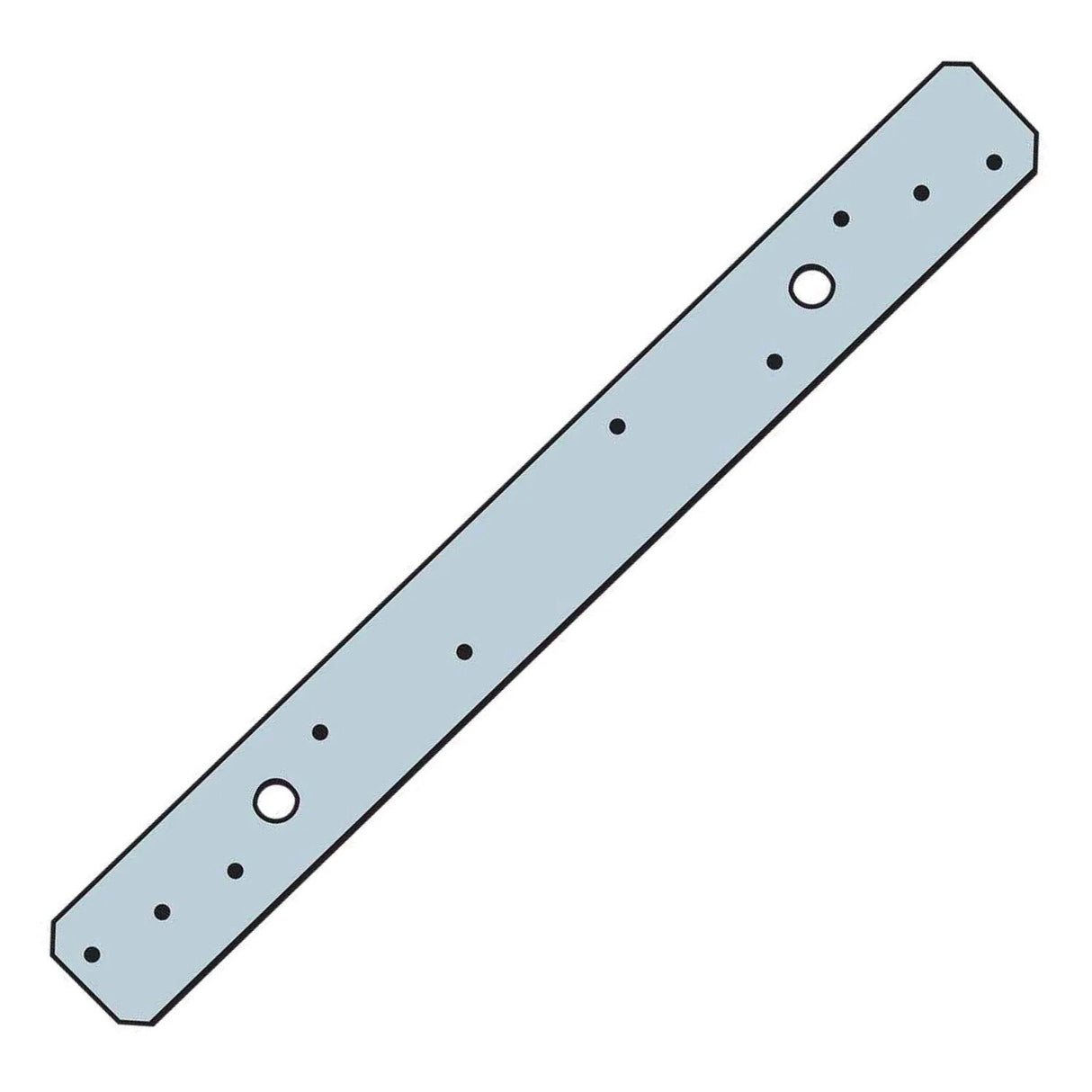 Simpson Strong-Tie LSTA12 (1-1/4" x 12") 20-Gauge Galvanized Strap Tie - 2