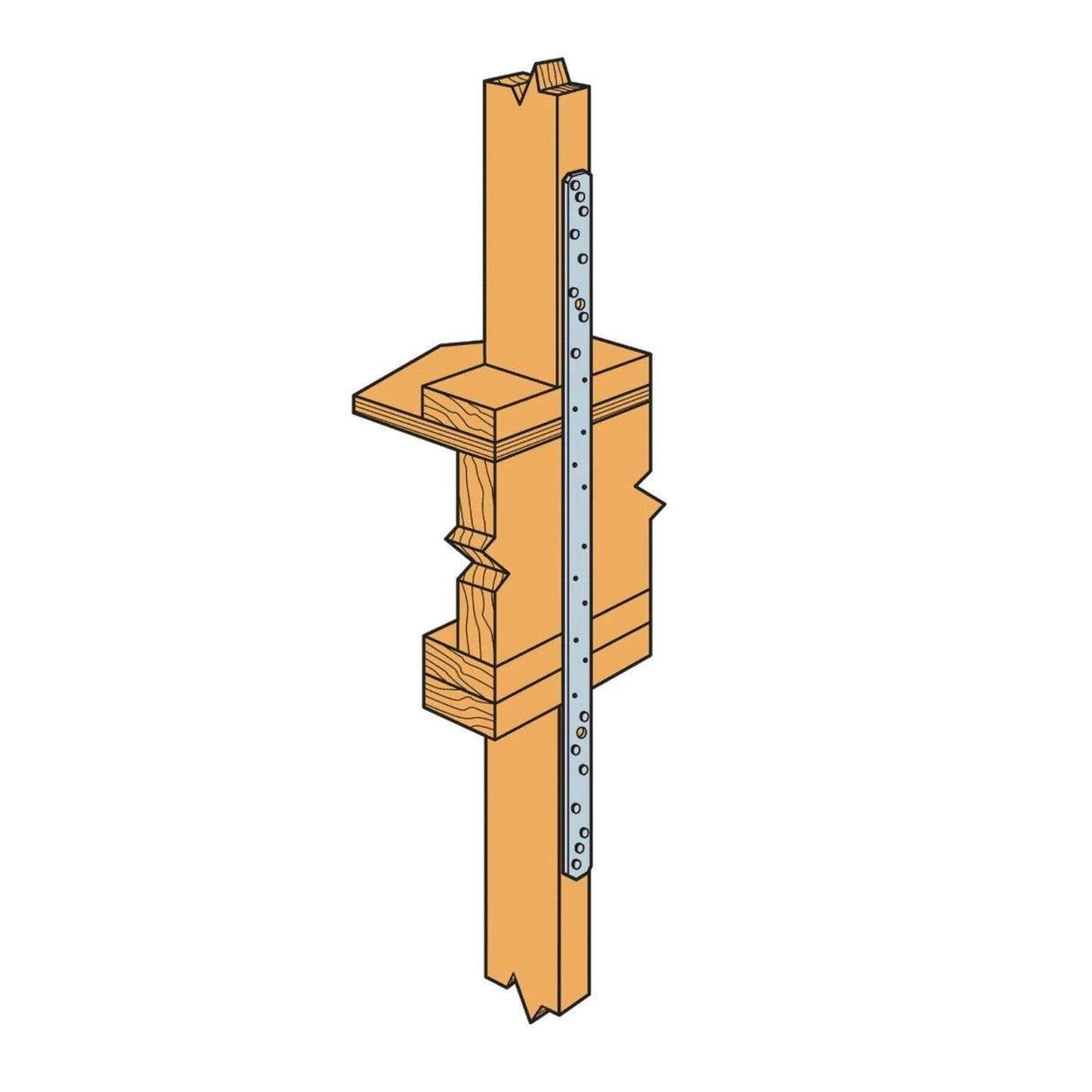 Simpson Strong-Tie LSTA36 (1-1/4" x 36") 18-Gauge Galvanized Strap Tie - 5